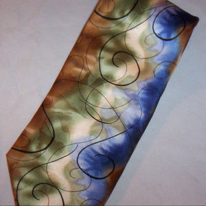 Mens Jerry Garcia 100% silk necktie